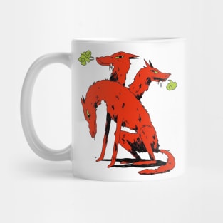 Three Headed Wolf Mug